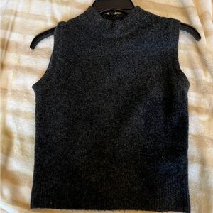 Zara Mock Neck Wool Top